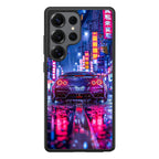 Neon Midnight Drift Tokyo Rain Samsung Galaxy S25 Ultra Case