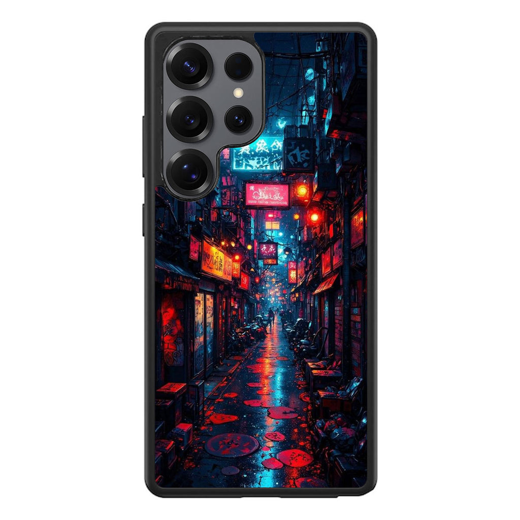 Neon Veins Of The Cyber City Samsung Galaxy S25 Ultra Case