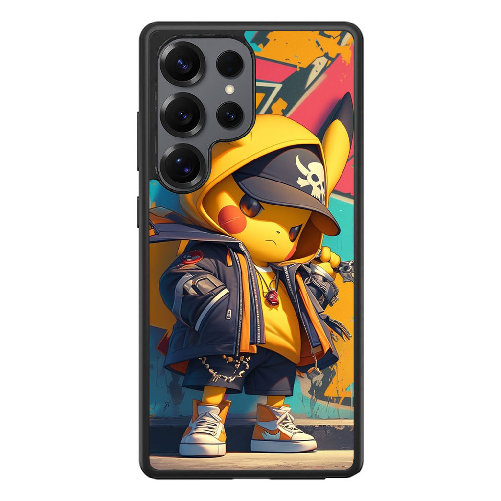 Pikachu Street Rebellion Samsung Galaxy S25 Ultra Case