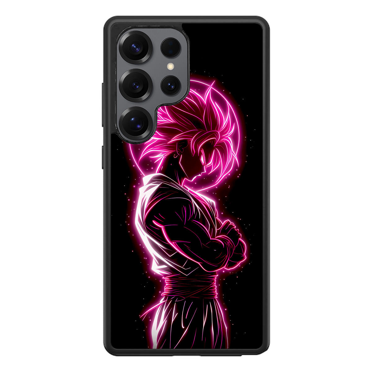 Pink Radiant Saiyan Samsung Galaxy S25 Ultra Case