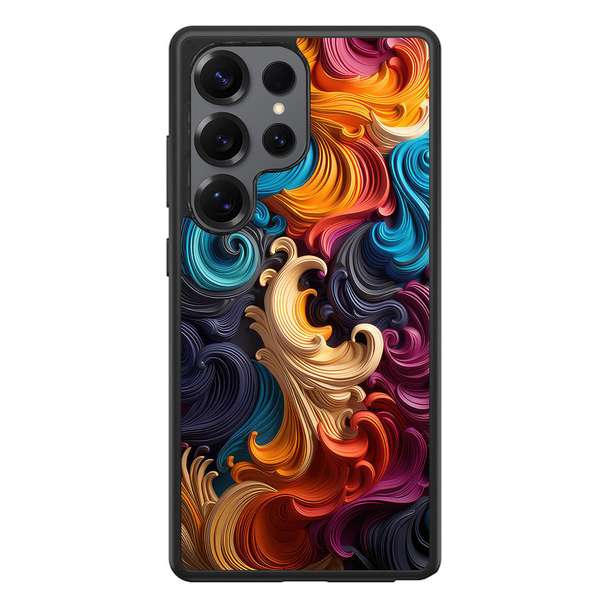 The Dance of Abstract Waves Samsung Galaxy S25 Ultra Case