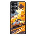 Turbo Dreams in Neon Palms Samsung Galaxy S25 Ultra Case