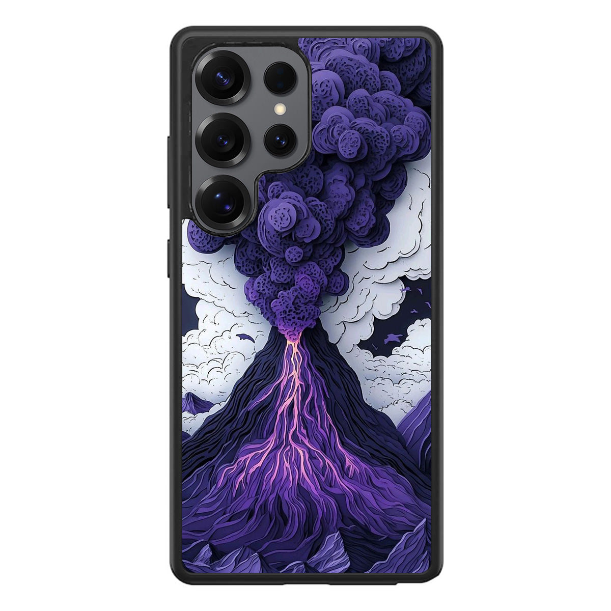 Violet Fury The Awakening Volcano Samsung Galaxy S25 Ultra Case
