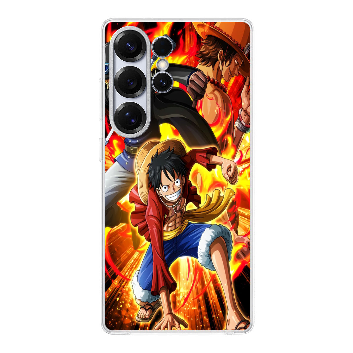 Ace Sabo Luffy Brotherhood Samsung Galaxy S25 Ultra Case