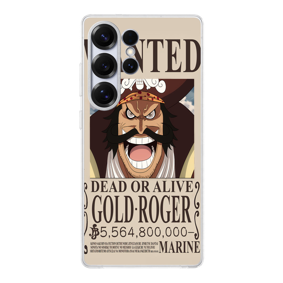 Gold Roger Bounty Samsung Galaxy S25 Ultra Case