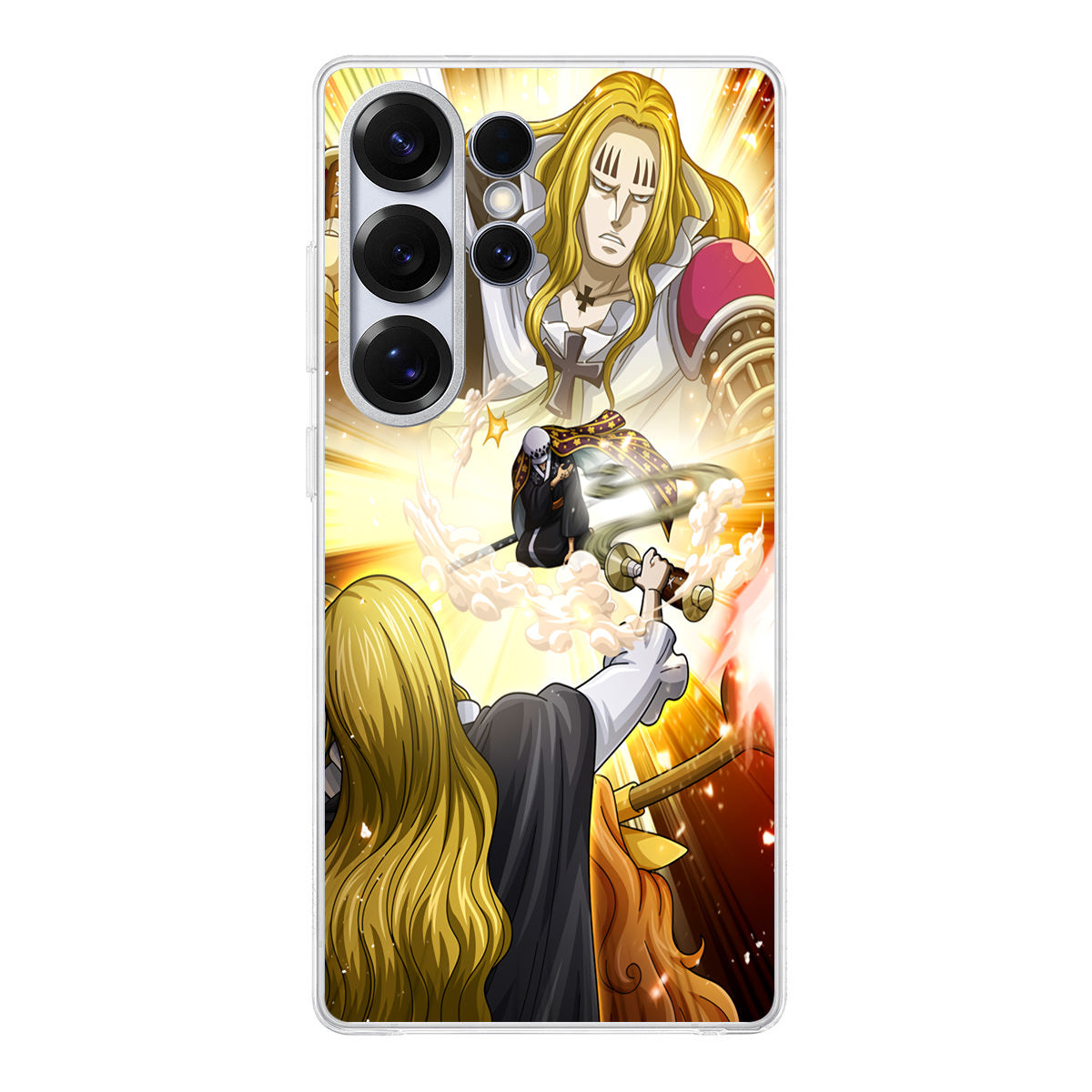 Hawkins Attacks Trafalgar Law Samsung Galaxy S25 Ultra Case