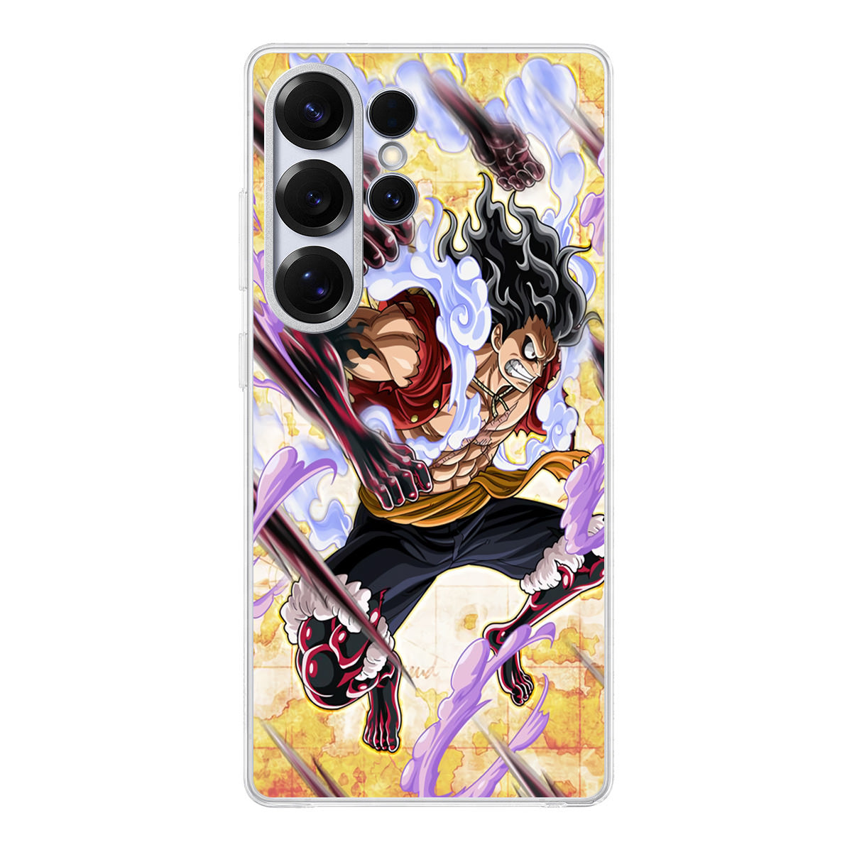 Luffy Gomu Gomu No Black Mamba Samsung Galaxy S25 Ultra Case