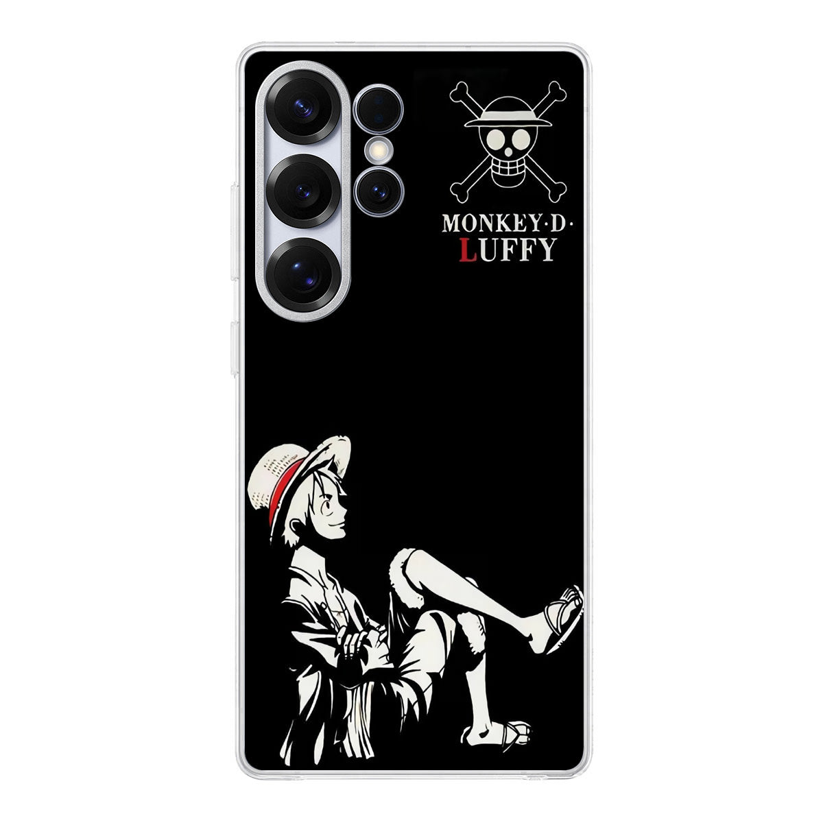 Monkey D Luffy Black And White Samsung Galaxy S25 Ultra Case