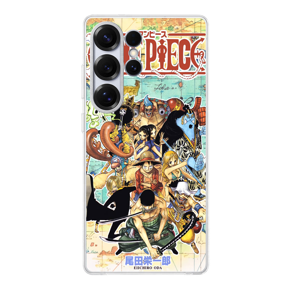 One Piece Comic Straw Hat Pirate Samsung Galaxy S25 Ultra Case