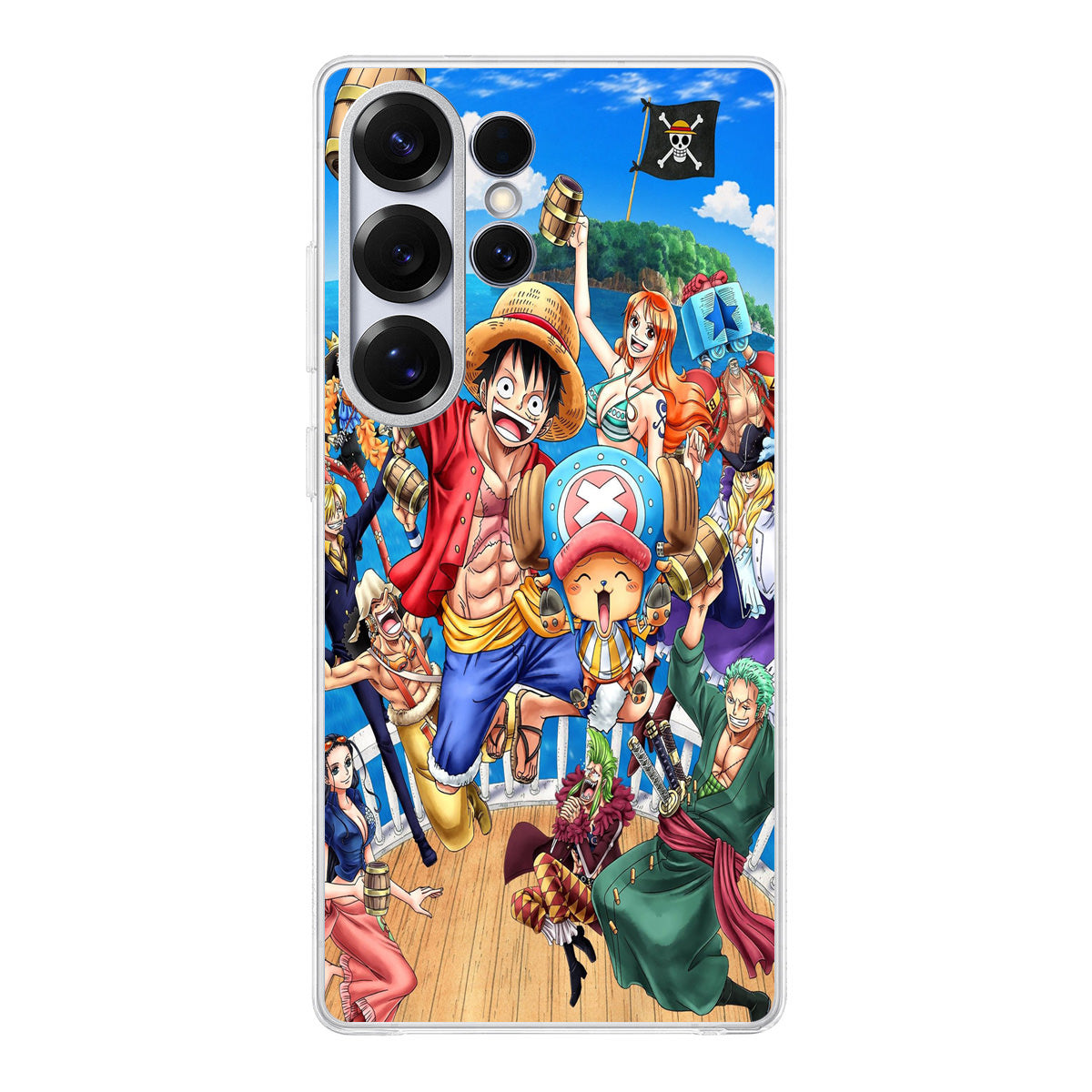 Straw Hat Pirates And Allies Samsung Galaxy S25 Ultra Case