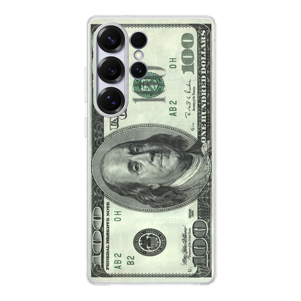 100 Dollar Samsung Galaxy S25 Ultra Case