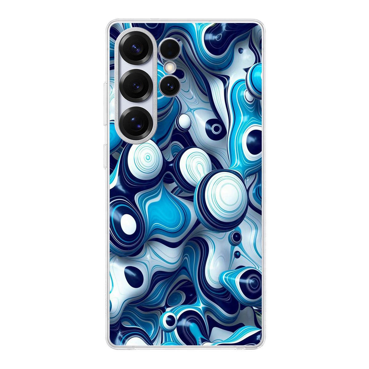 Abstract Art All Blue Samsung Galaxy S25 Ultra Case