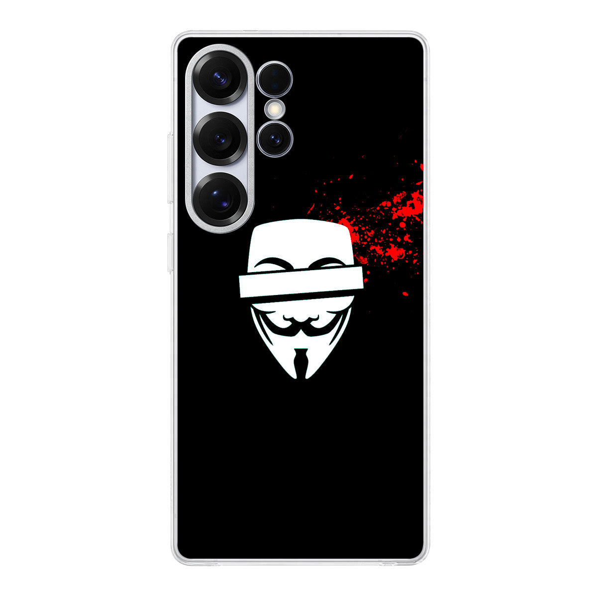 Anonymous Blood Splashes Samsung Galaxy S25 Ultra Case