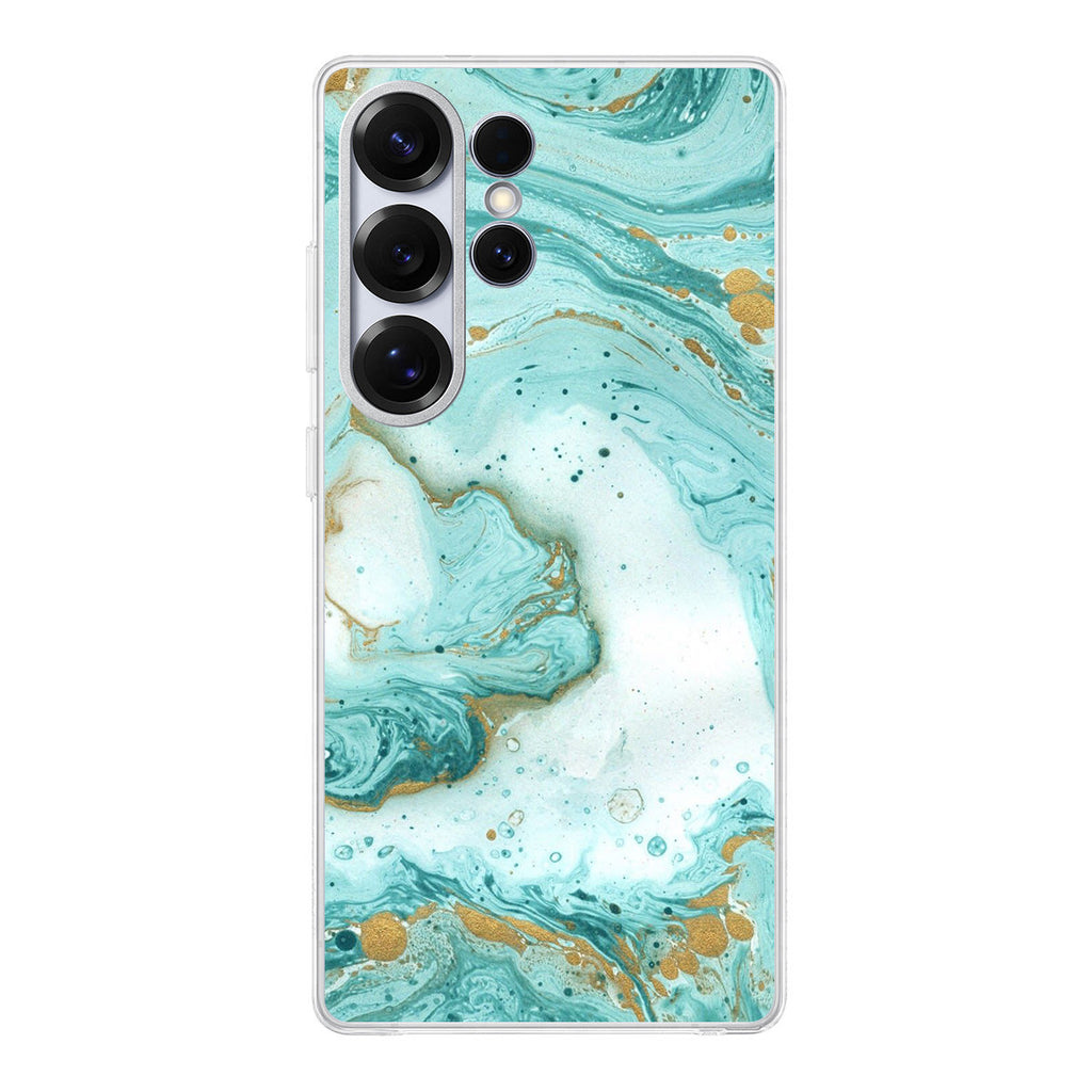 Azure Water Glitter Samsung Galaxy S25 Ultra Case
