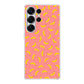 Bananas Fruit Pattern Pink Samsung Galaxy S25 Ultra Case