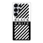 Black White Stripes Samsung Galaxy S25 Ultra Case