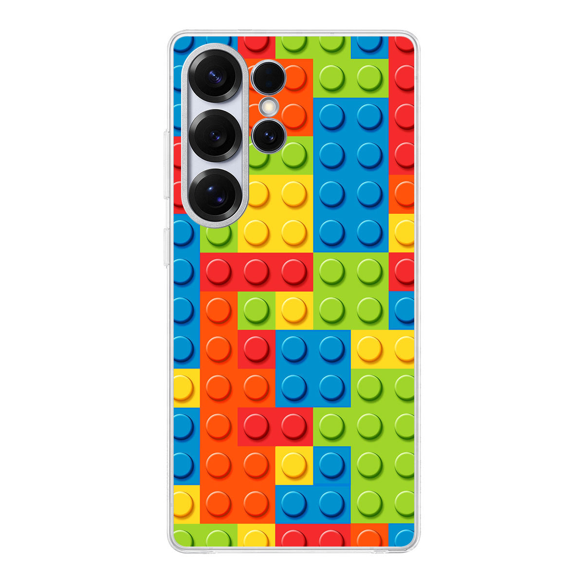 Blocks Rainbow Pattern Samsung Galaxy S25 Ultra Case