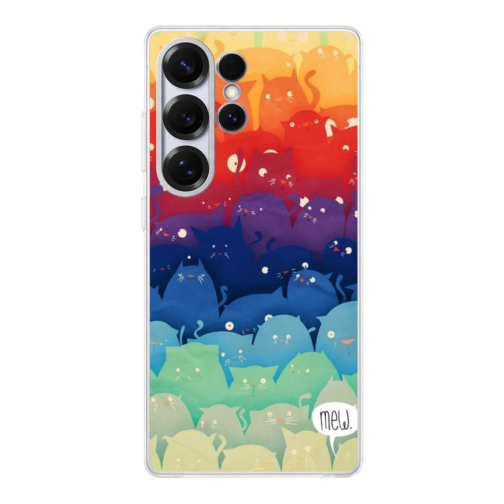 Cats Everywhere Samsung Galaxy S25 Ultra Case