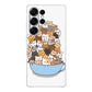 Cats on A Bowl Samsung Galaxy S25 Ultra Case