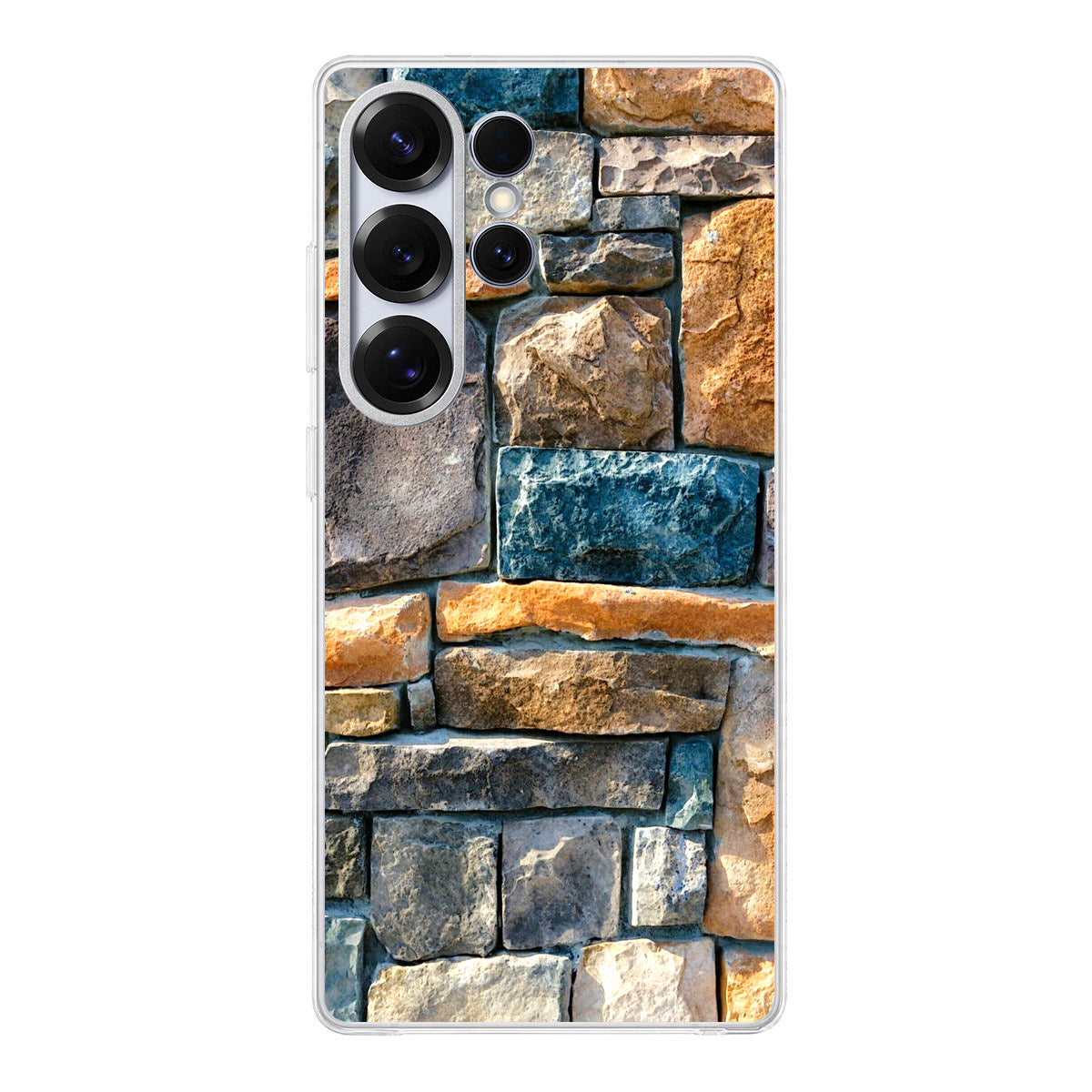 Colored Stone Piles Samsung Galaxy S25 Ultra Case