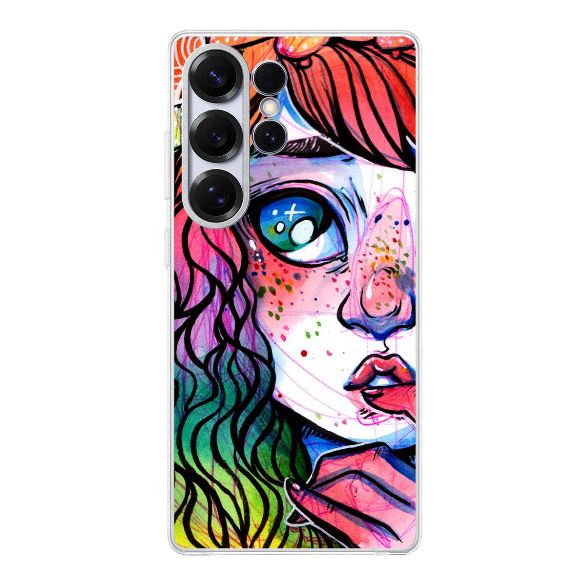 Eyes And Braids Samsung Galaxy S25 Ultra Case