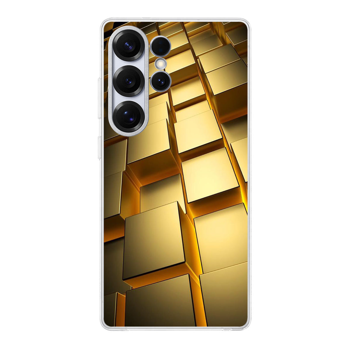 Golden Cubes Samsung Galaxy S25 Ultra Case