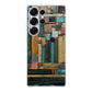 Painted Abstract Wood Sculptures Samsung Galaxy S25 Ultra Case