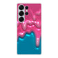 Pink Paint Dripping Samsung Galaxy S25 Ultra Case