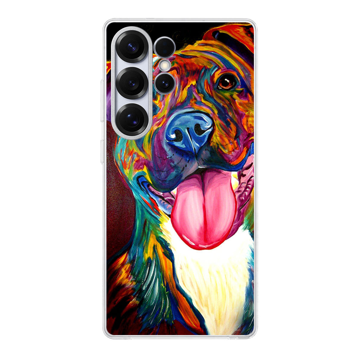 Pitbull Painting Art Samsung Galaxy S25 Ultra Case