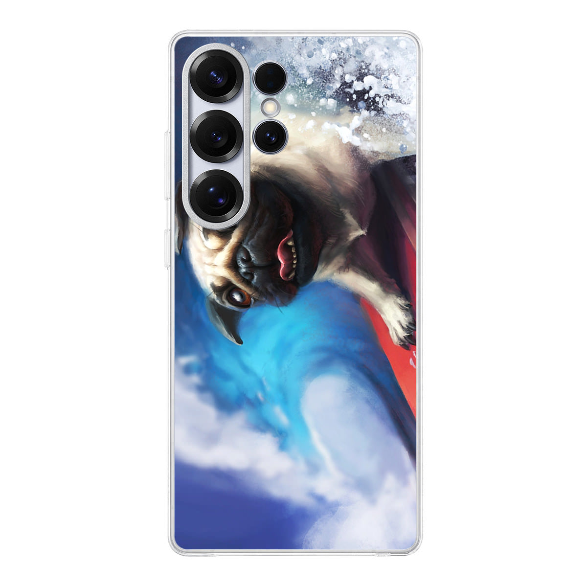 Pug Surfers Samsung Galaxy S25 Ultra Case