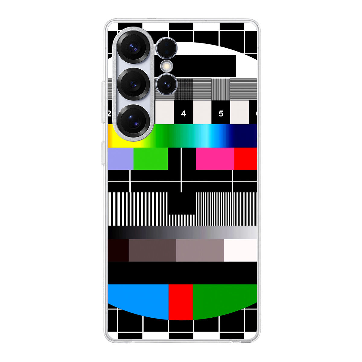 Scheme Pause TV Colorful Mesh Samsung Galaxy S25 Ultra Case