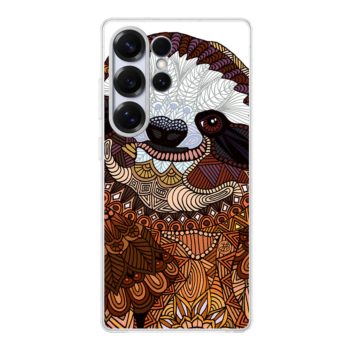 Sloth Ethnic Pattern Samsung Galaxy S25 Ultra Case