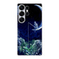 Tardis Walking To The Moon Samsung Galaxy S25 Ultra Case