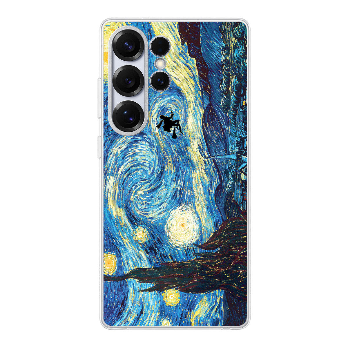 Witch on The Starry Night Sky Samsung Galaxy S25 Ultra Case