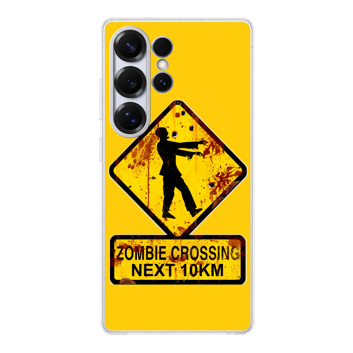 Zombie Crossing Sign Samsung Galaxy S25 Ultra Case