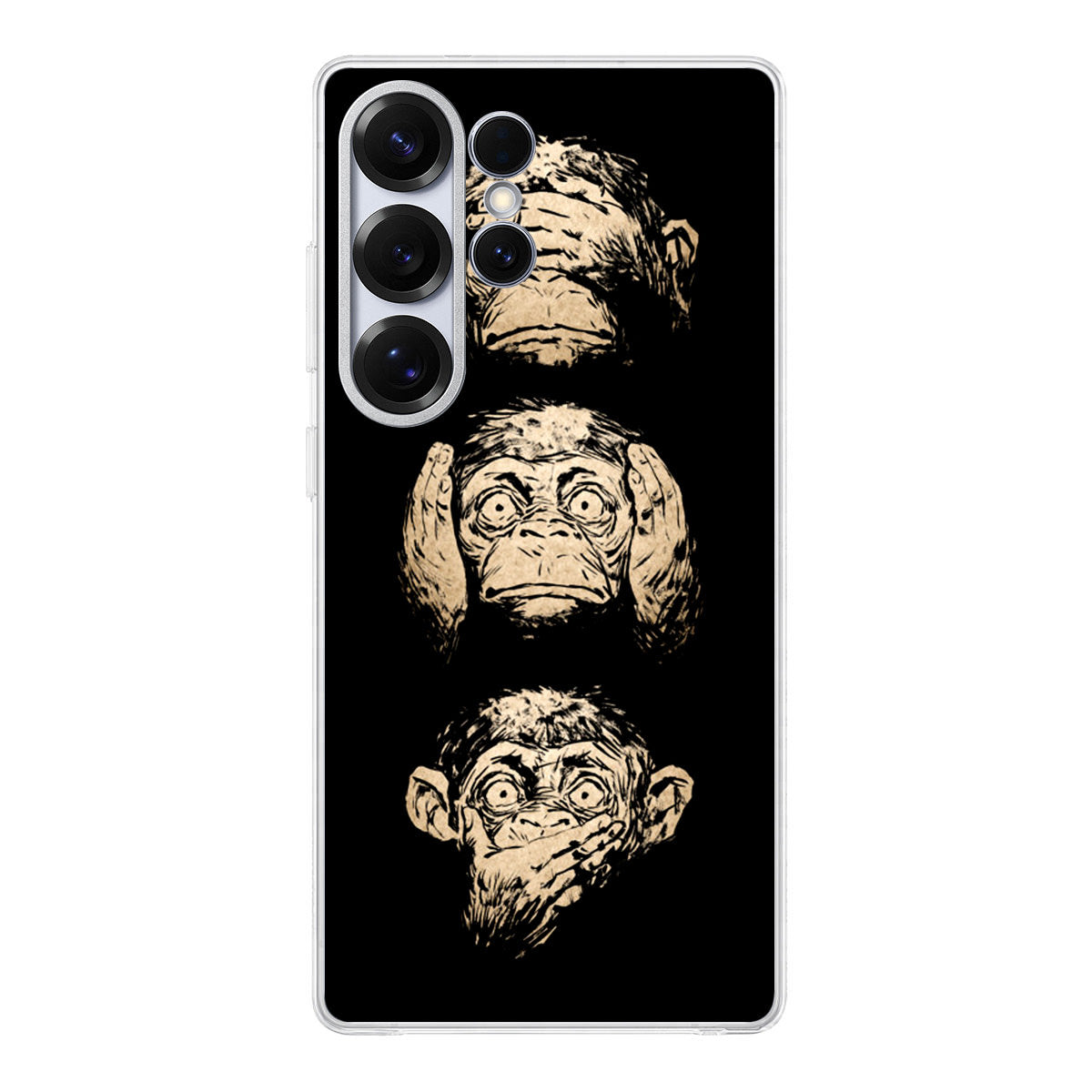 3 Wise Monkey Samsung Galaxy S25 Ultra Case