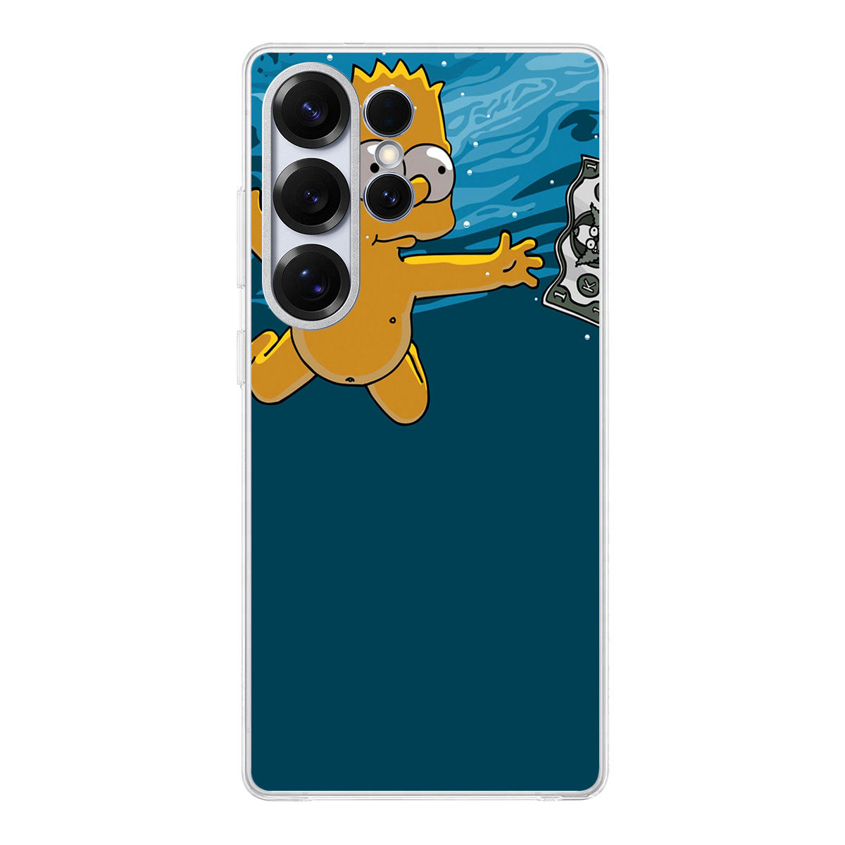 Bart Swimming For Money Samsung Galaxy S25 Ultra Case