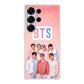 BTS Member in Pink Samsung Galaxy S25 Ultra Case