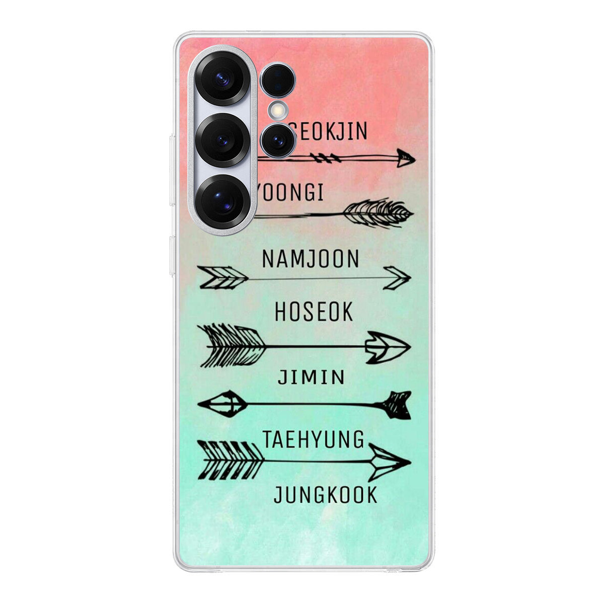 BTS Members Name Samsung Galaxy S25 Ultra Case