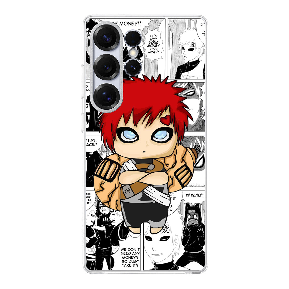 Chibi Naruto Gaara Samsung Galaxy S25 Ultra Case