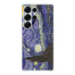 Dr Who Tardis In Van Gogh Starry Night Samsung Galaxy S25 Ultra Case