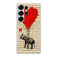 Elephant And Heart Samsung Galaxy S25 Ultra Case