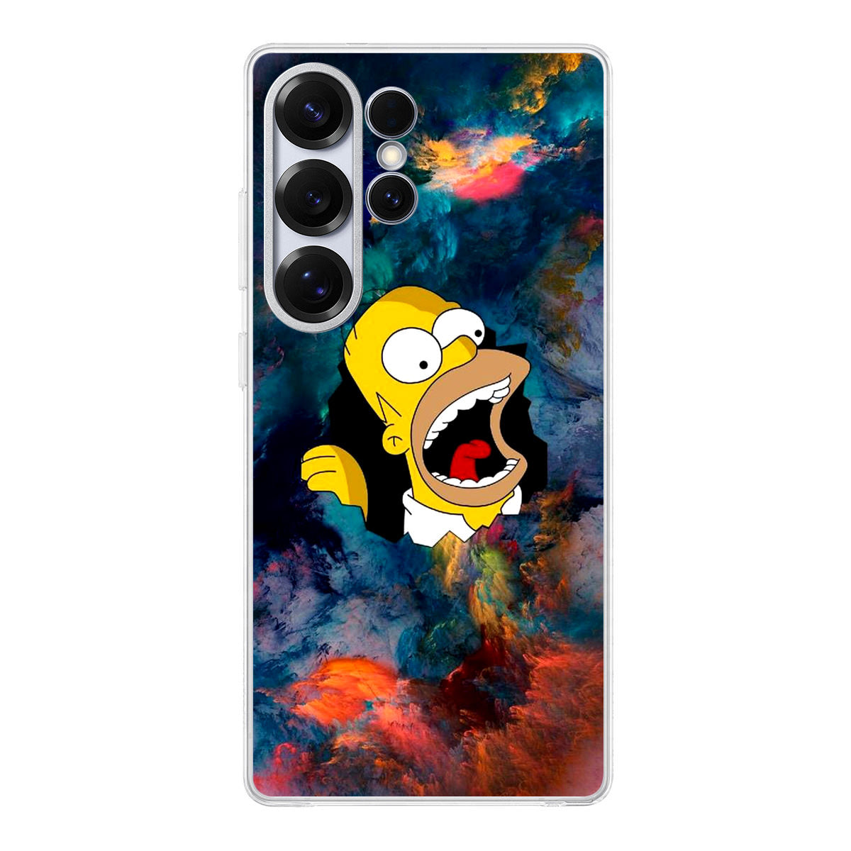 Homer Behind The Black Hole Samsung Galaxy S25 Ultra Case