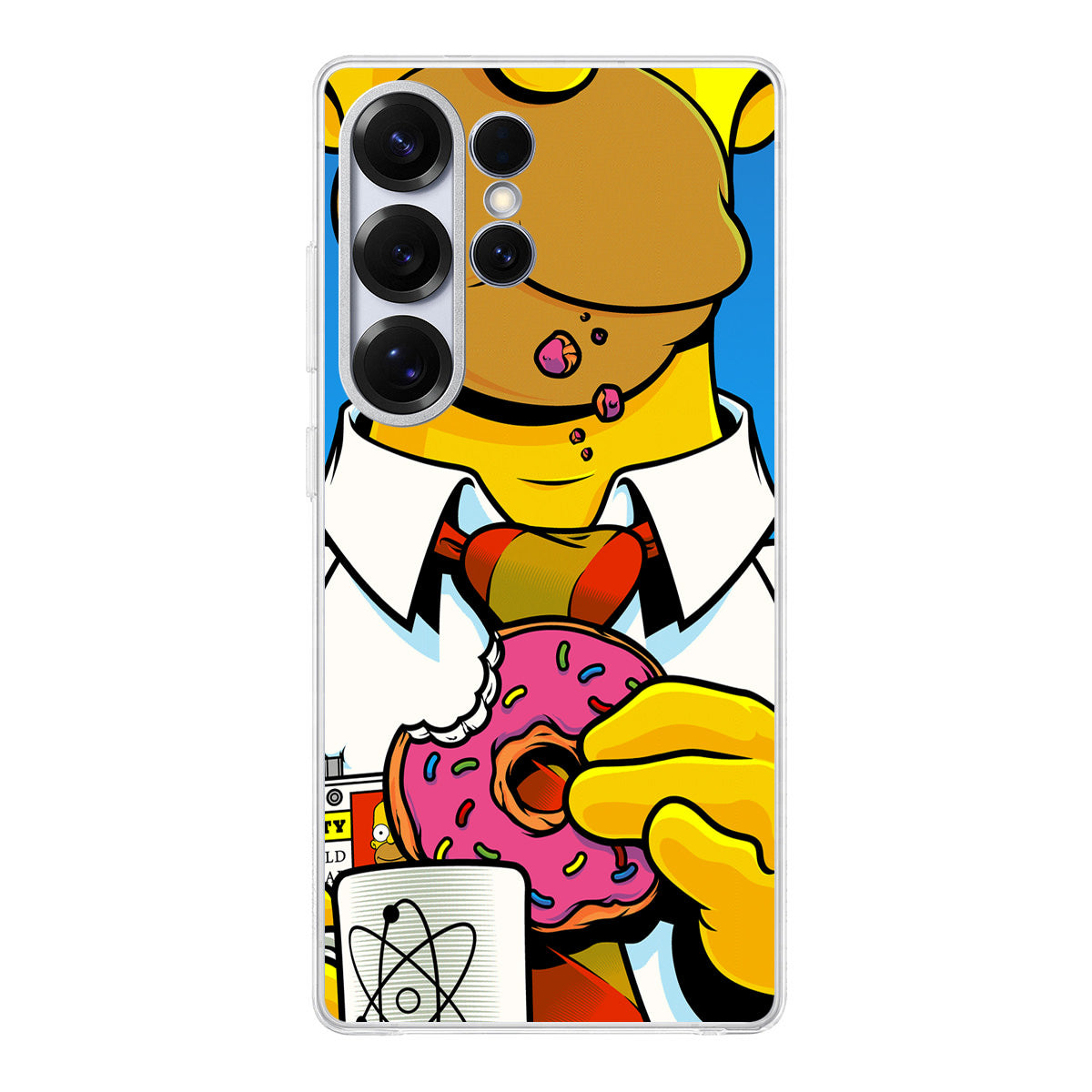 Homer Eats Donut Samsung Galaxy S25 Ultra Case