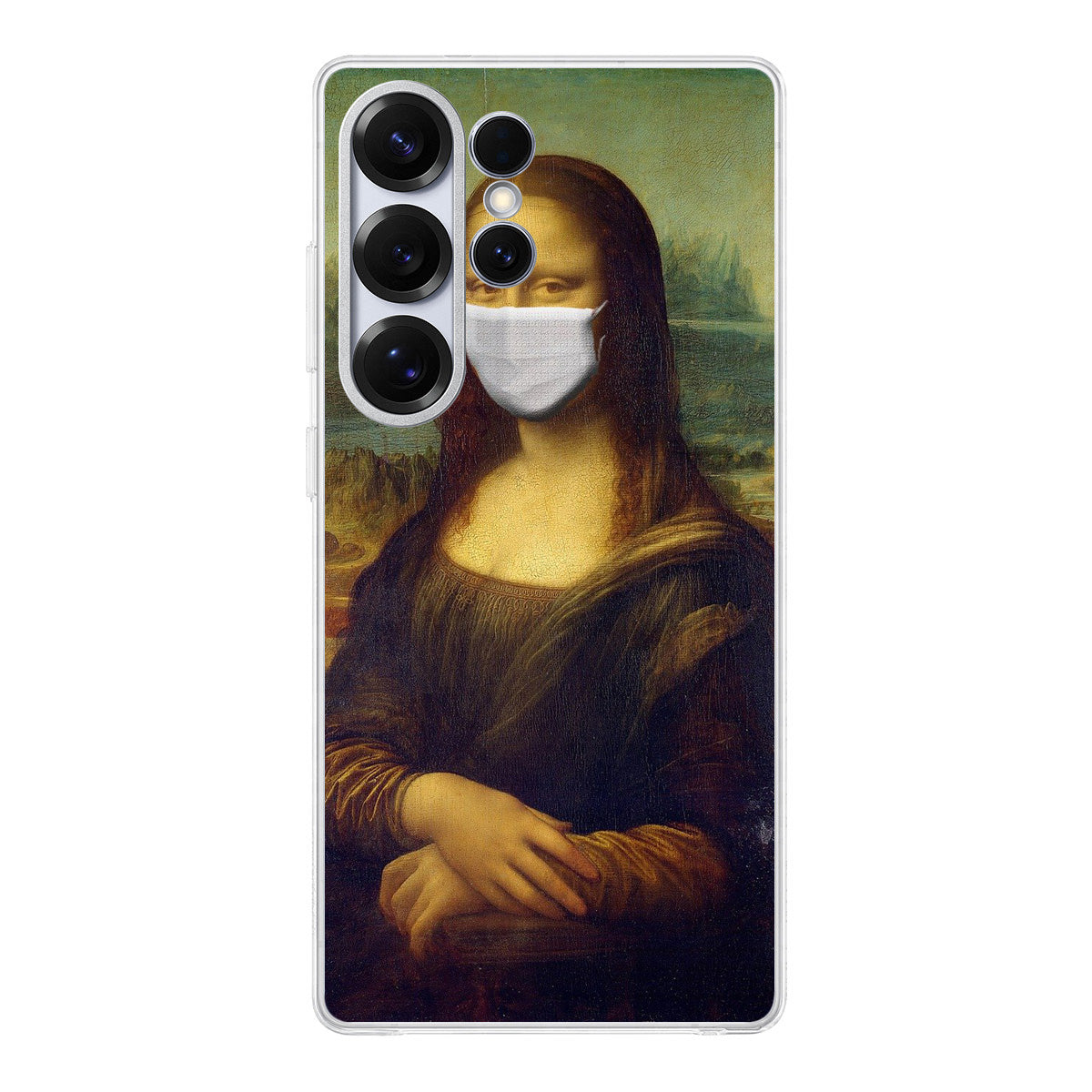 Monalisa In Pandemic Samsung Galaxy S25 Ultra Case