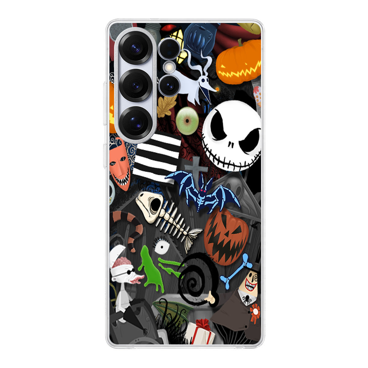 Nightmare Before Chrismast Collage Samsung Galaxy S25 Ultra Case