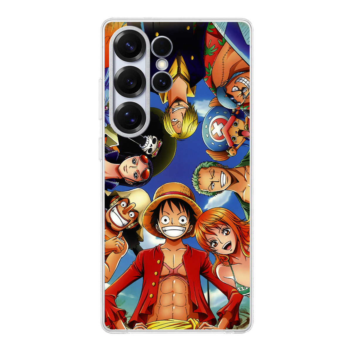 One Piece Luffy Crew Samsung Galaxy S25 Ultra Case