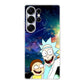 Rick And Morty In The Space Samsung Galaxy S25 Ultra Case