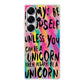 Rainbow Unicorn Quote Samsung Galaxy S25 Ultra Case