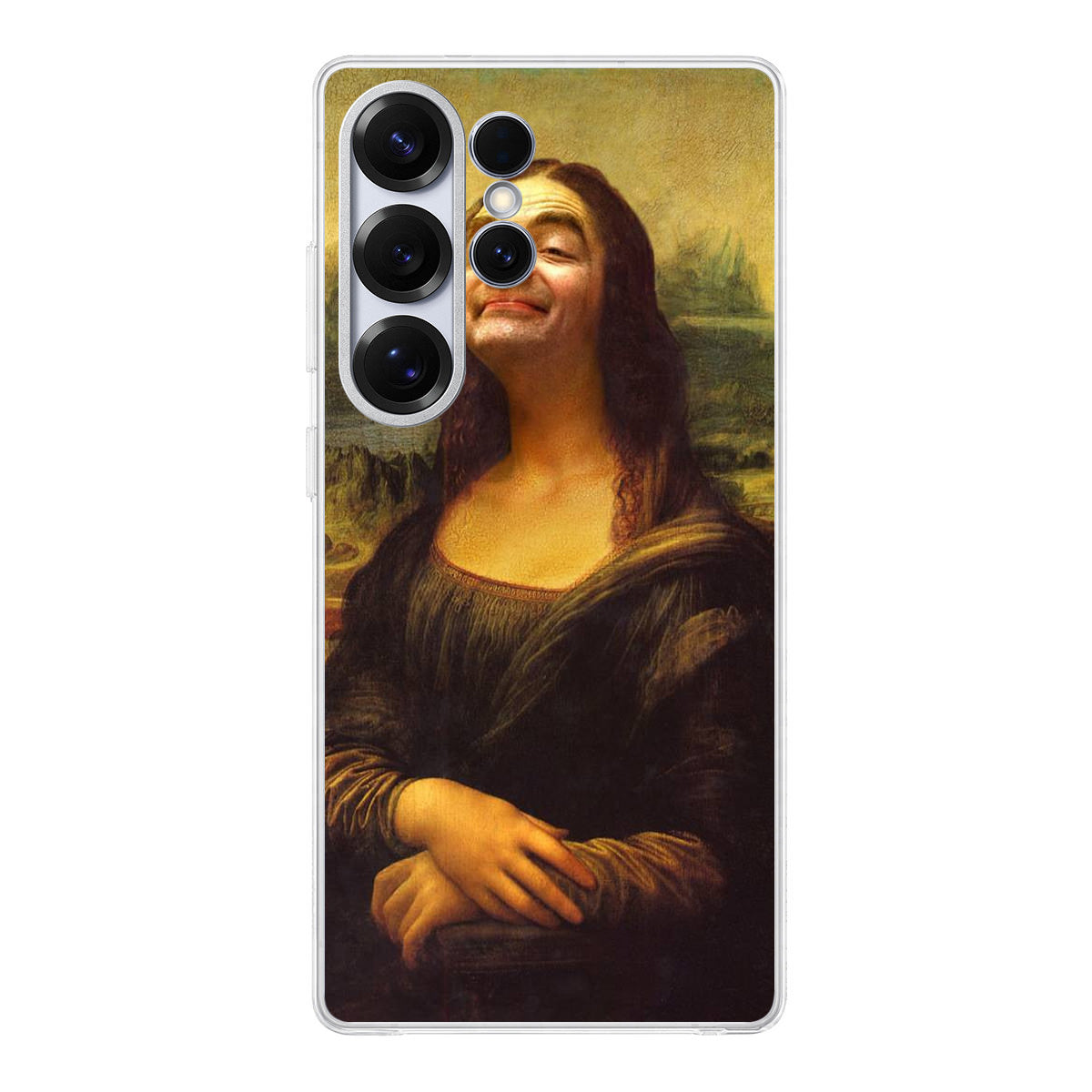 Rowan Atkinson Monalisa Funny Samsung Galaxy S25 Ultra Case